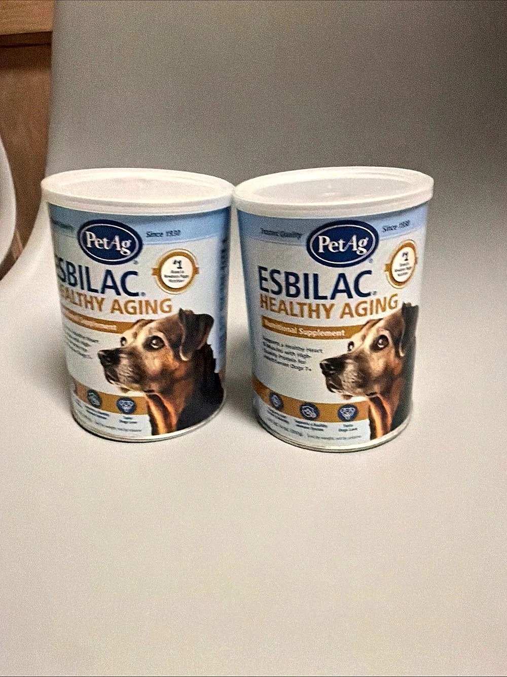PetAg Esbilac Healthy Aging Dog Supplement 2-Pack NWT
